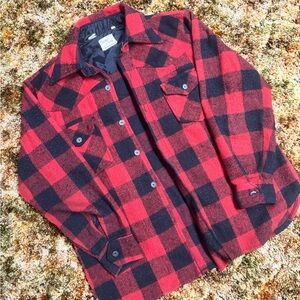 Golden Spur Red and Black Plaid Jacket